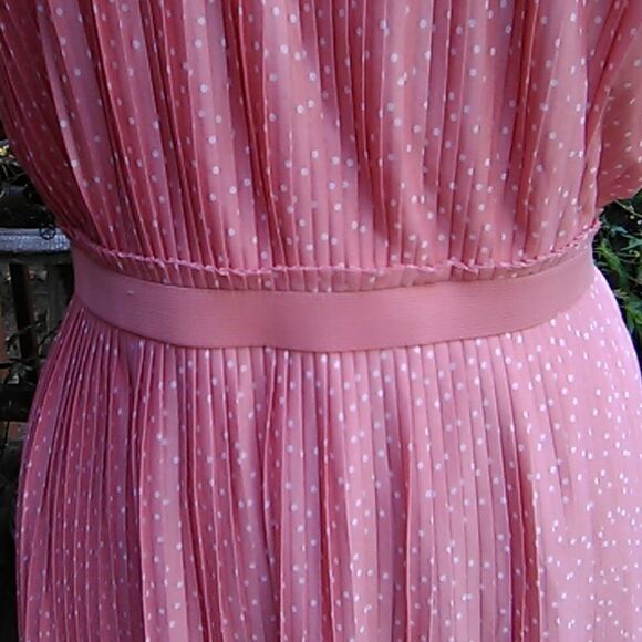 L C Lauren Conrad Pleated Polka Dotslined skirt, - Picture 7 of 14